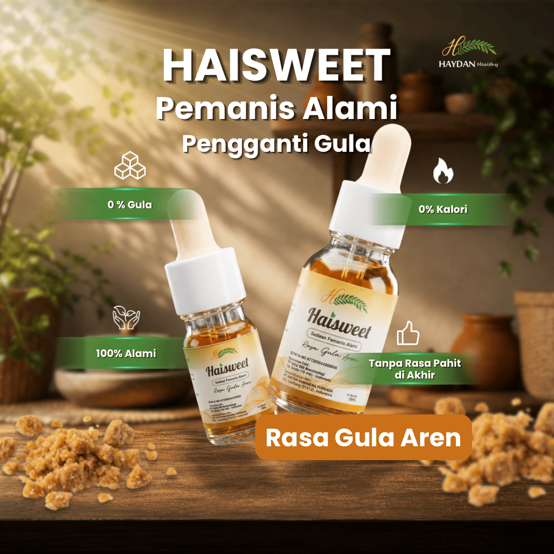 Haisweet Stevia - Natural Sweetener Rasa Gula Aren